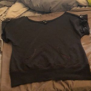 Wet seal off the shoulder shirt
